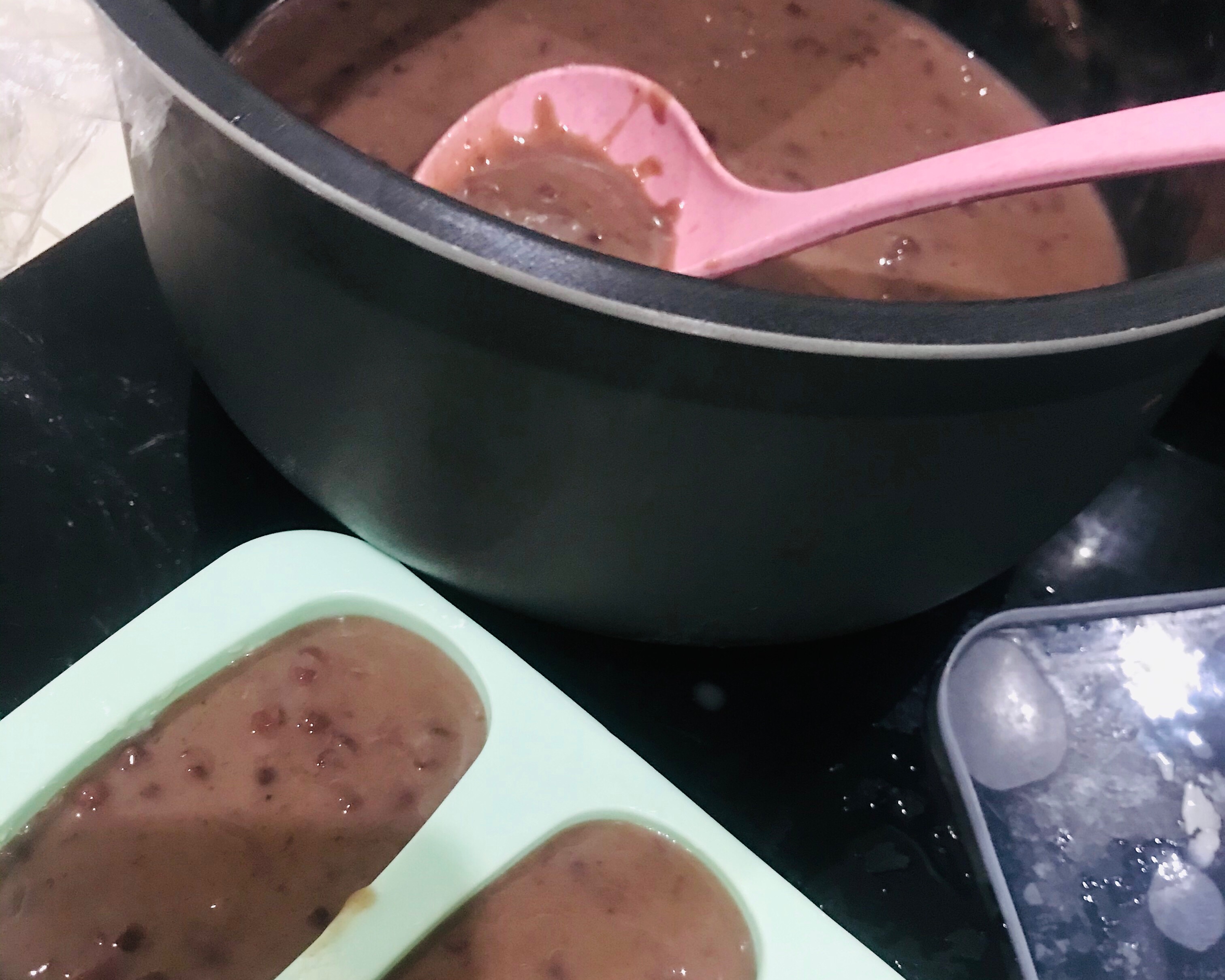 简单易做的牛奶红豆雪批(小时候冰棍的味道)的做法 步骤5