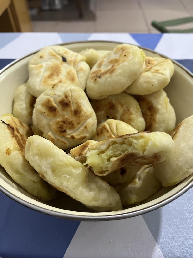 不用和面的奶香红薯饼🍠
