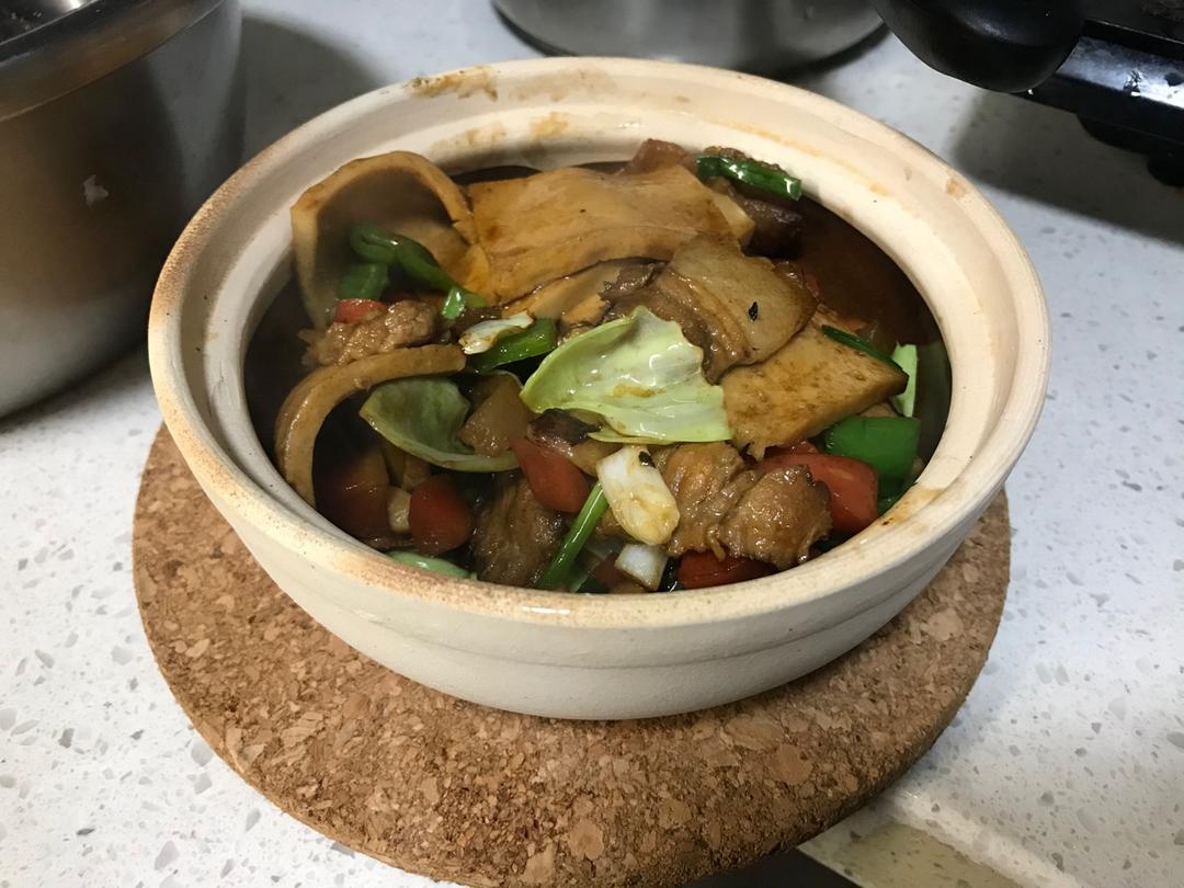 干锅千叶豆腐，千页豆腐