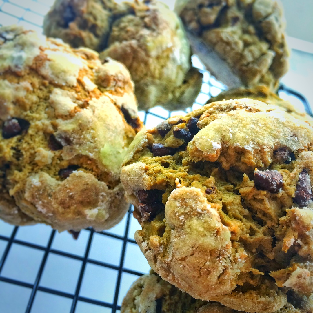 抹茶奶酪巧克力曲奇 Matcha Cream Cheese Choc Cookies