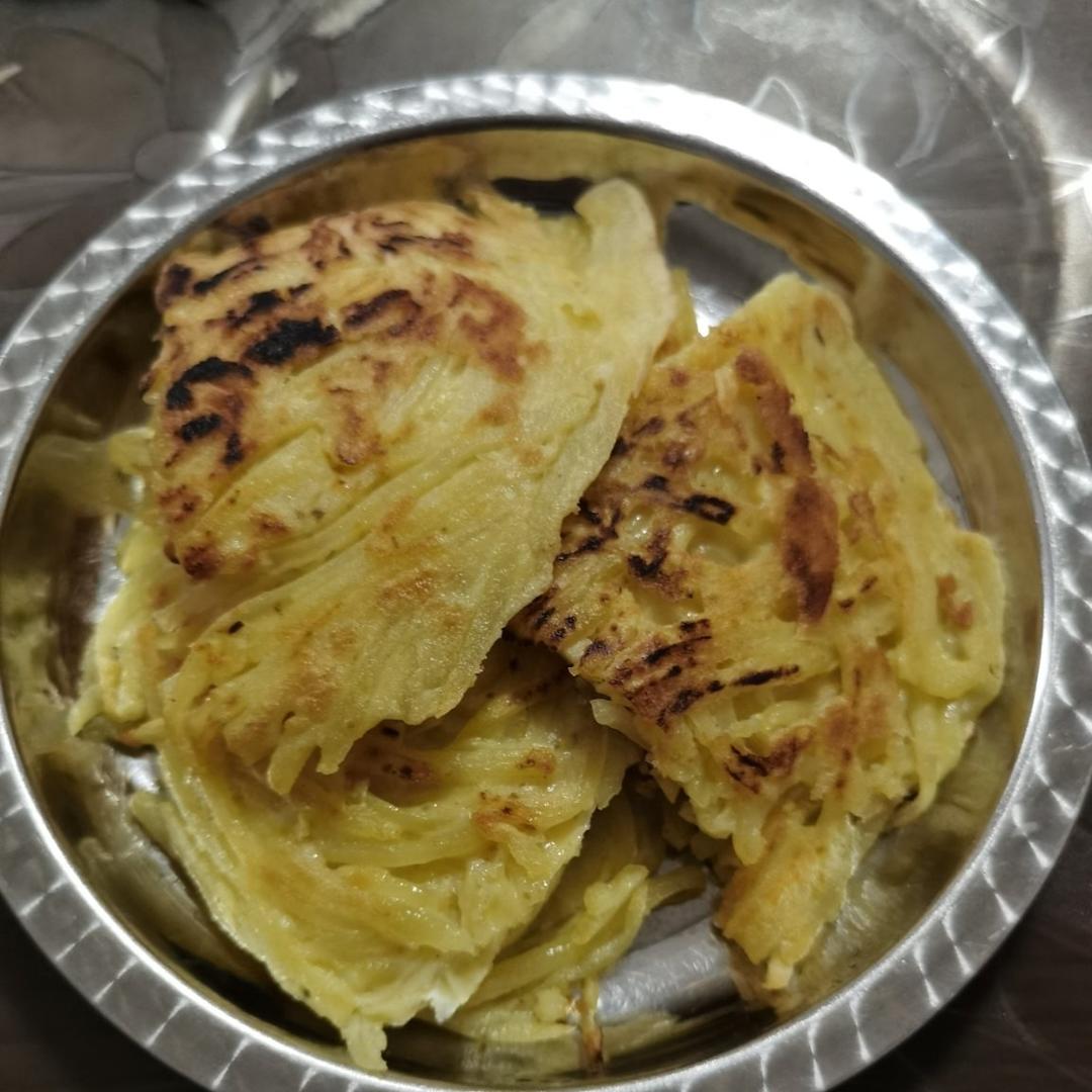 土豆丝鸡蛋饼