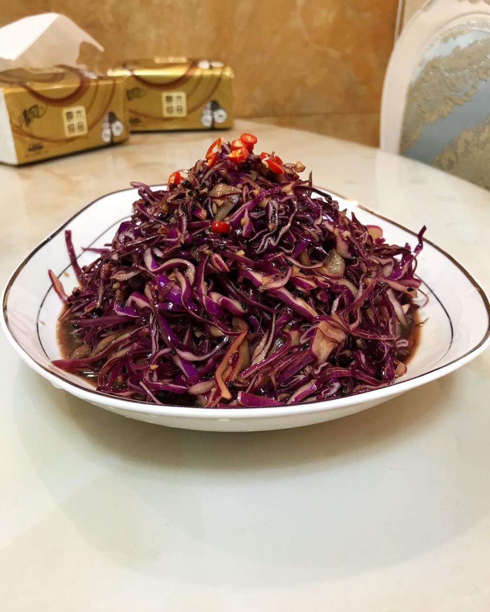 凉拌紫甘蓝