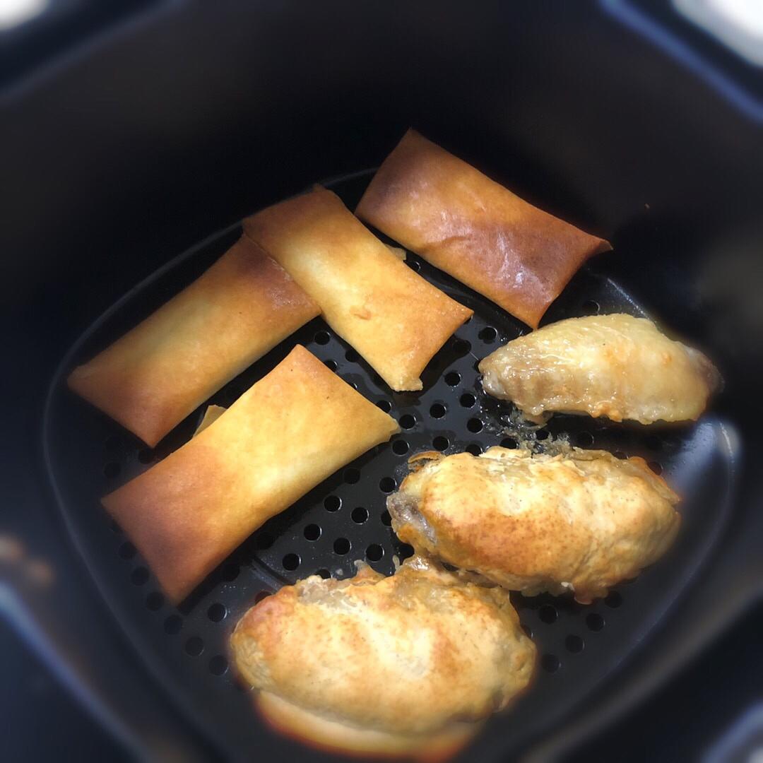 【空气炸锅版】豆沙春卷