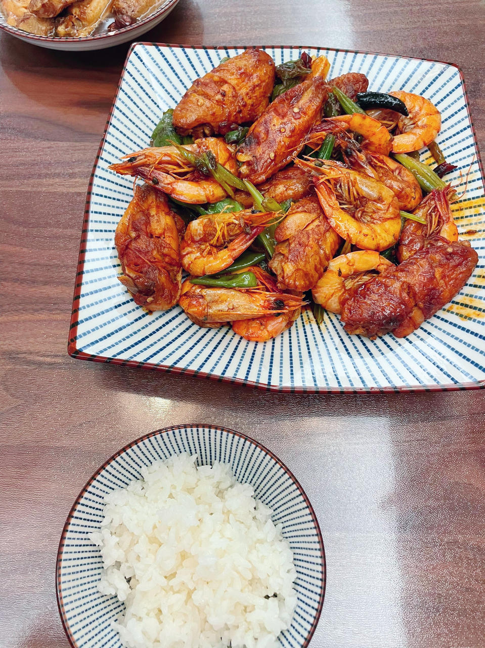 香辣鸡翅虾