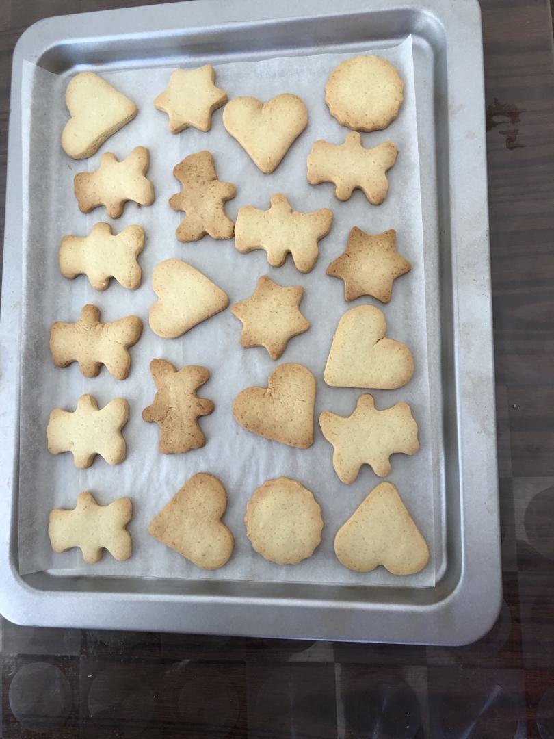 没有模具也能做的卡通饼干