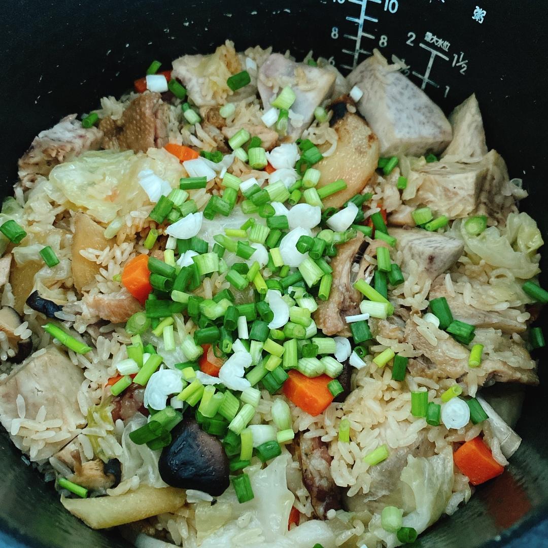 炒蔬菜大杂烩肉丸