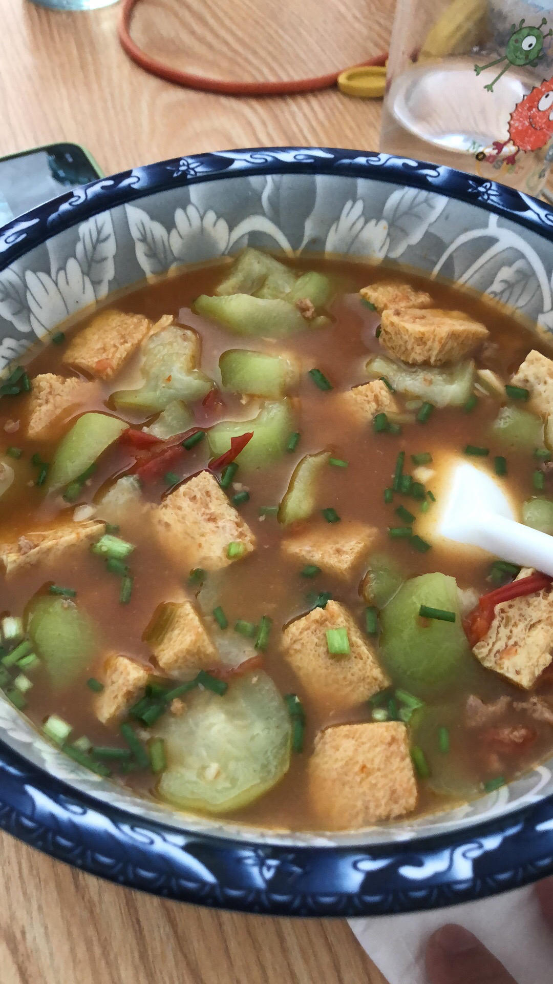 肉末番茄丝瓜汤