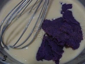 紫薯轻乳酪蛋糕的做法 步骤3