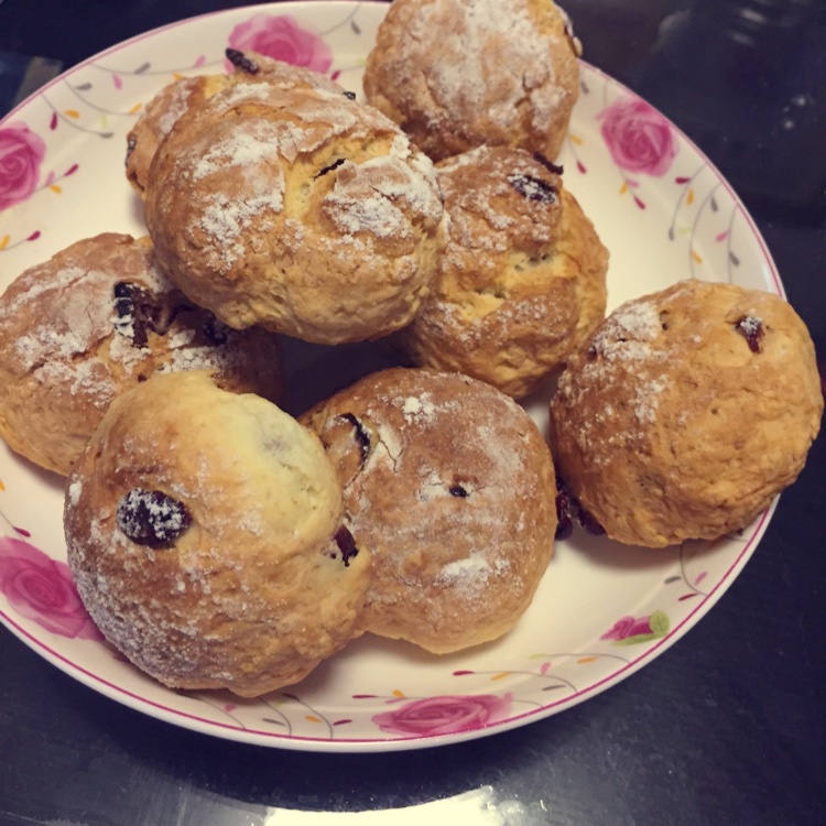 蔓越莓巧克力司康