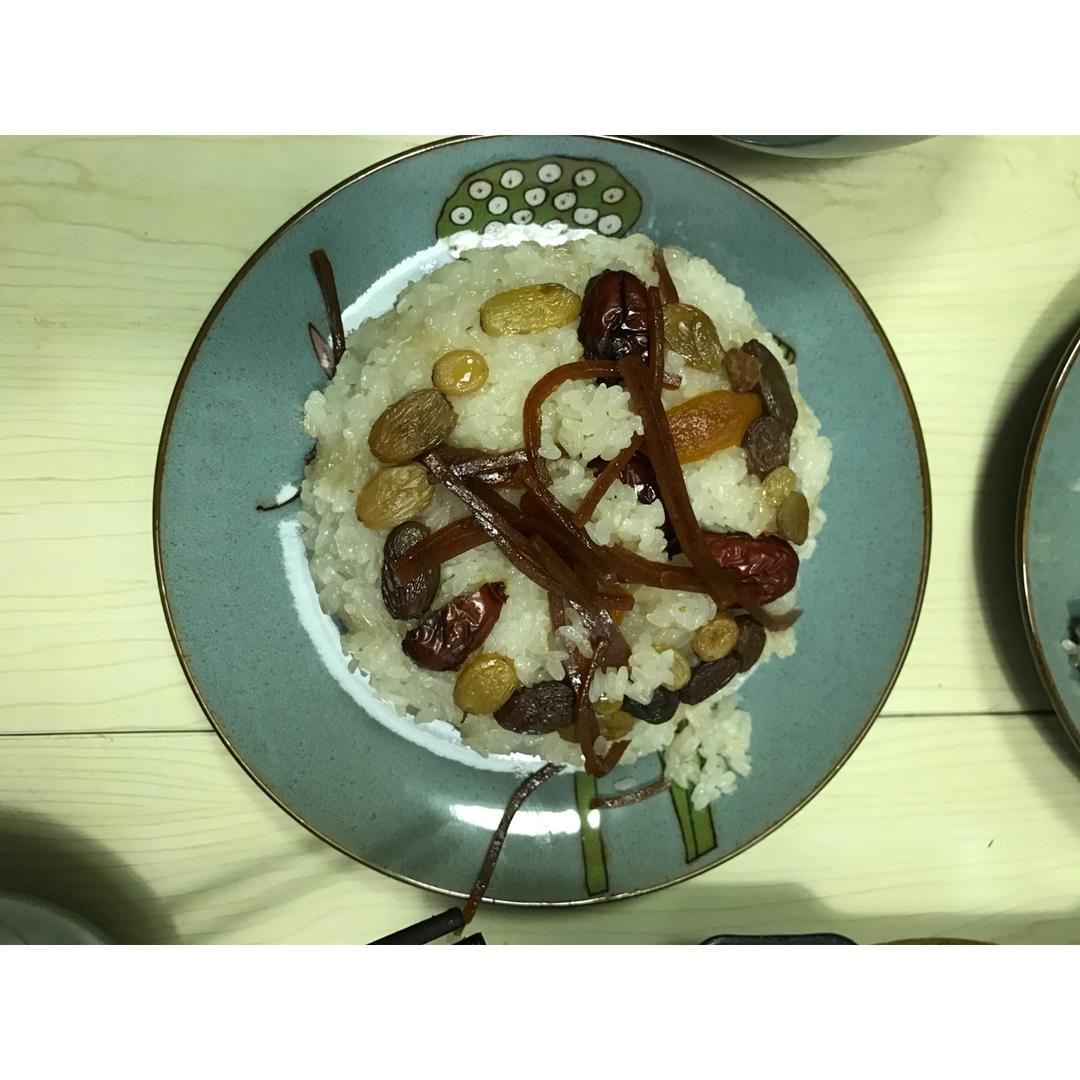 【猪油夹沙八宝饭】古法蒸糯米