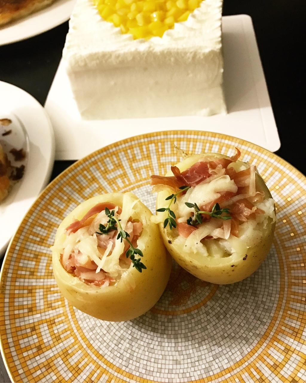 培根迷迭香烤土豆