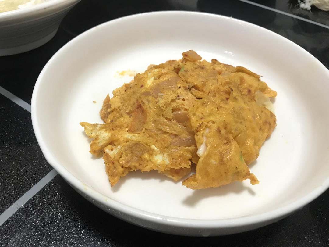 中韩风味泡菜煎蛋