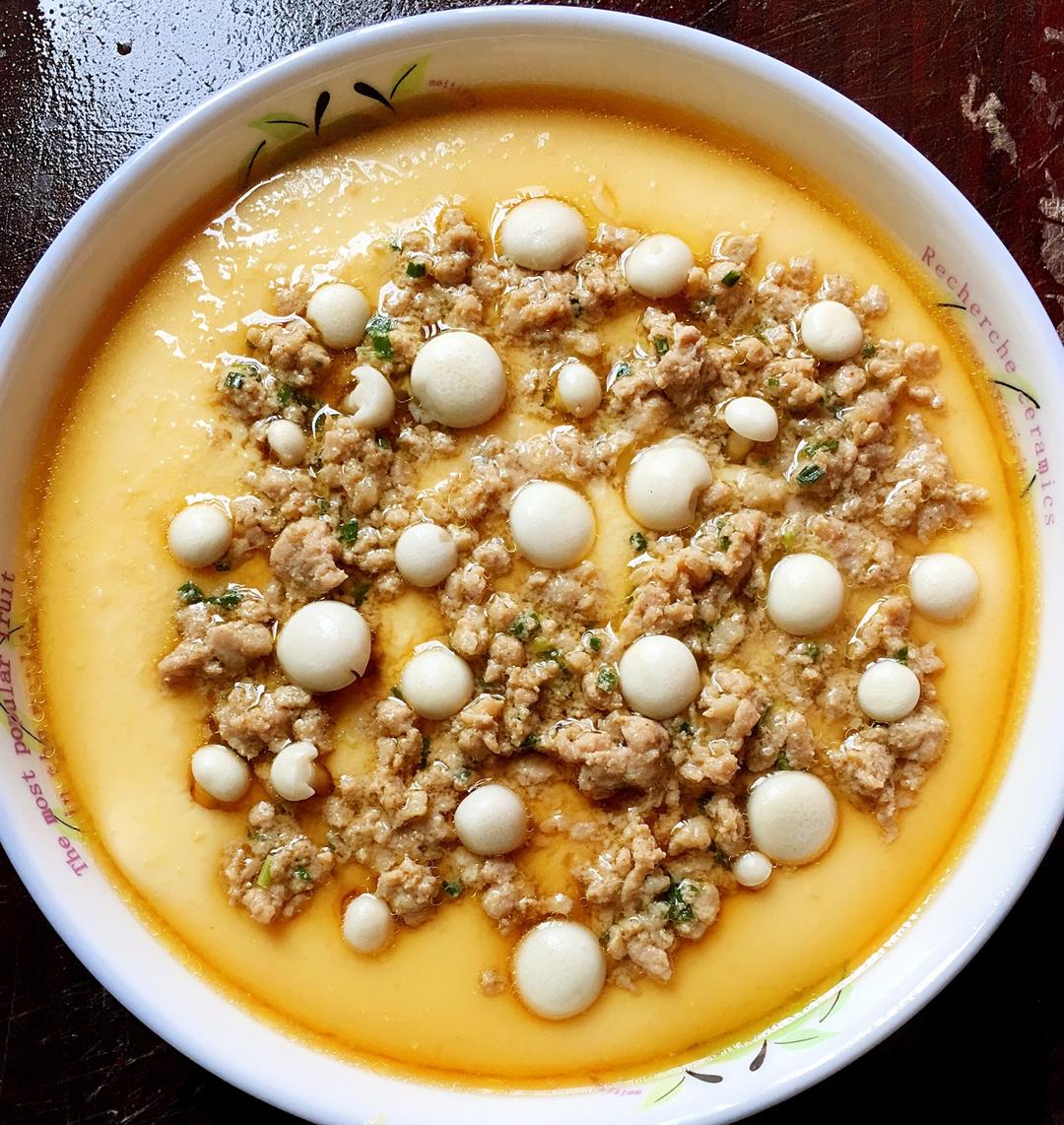 【肉沫蒸蛋】——完美滑嫩蒸蛋攻略