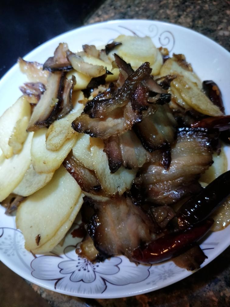 『胡闹厨房』山药炒腊肉