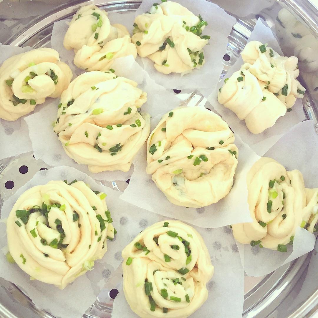 葱油花卷 Steamed Roll