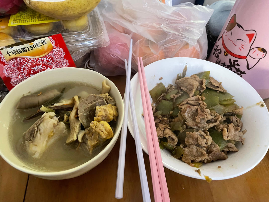 简单又好吃的莴笋炒肉