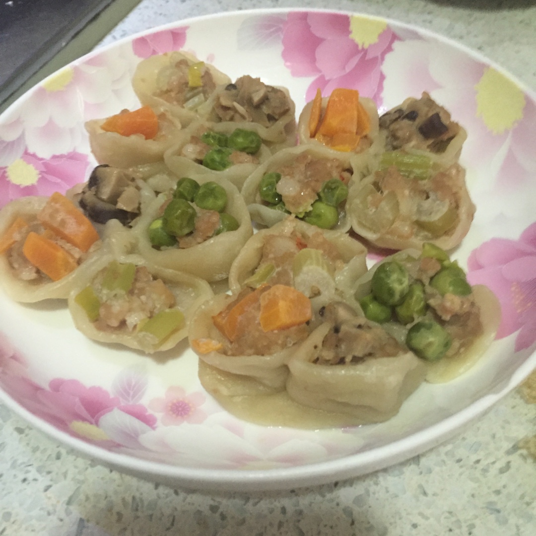 年夜饭四喜蒸饺I花样蒸饺