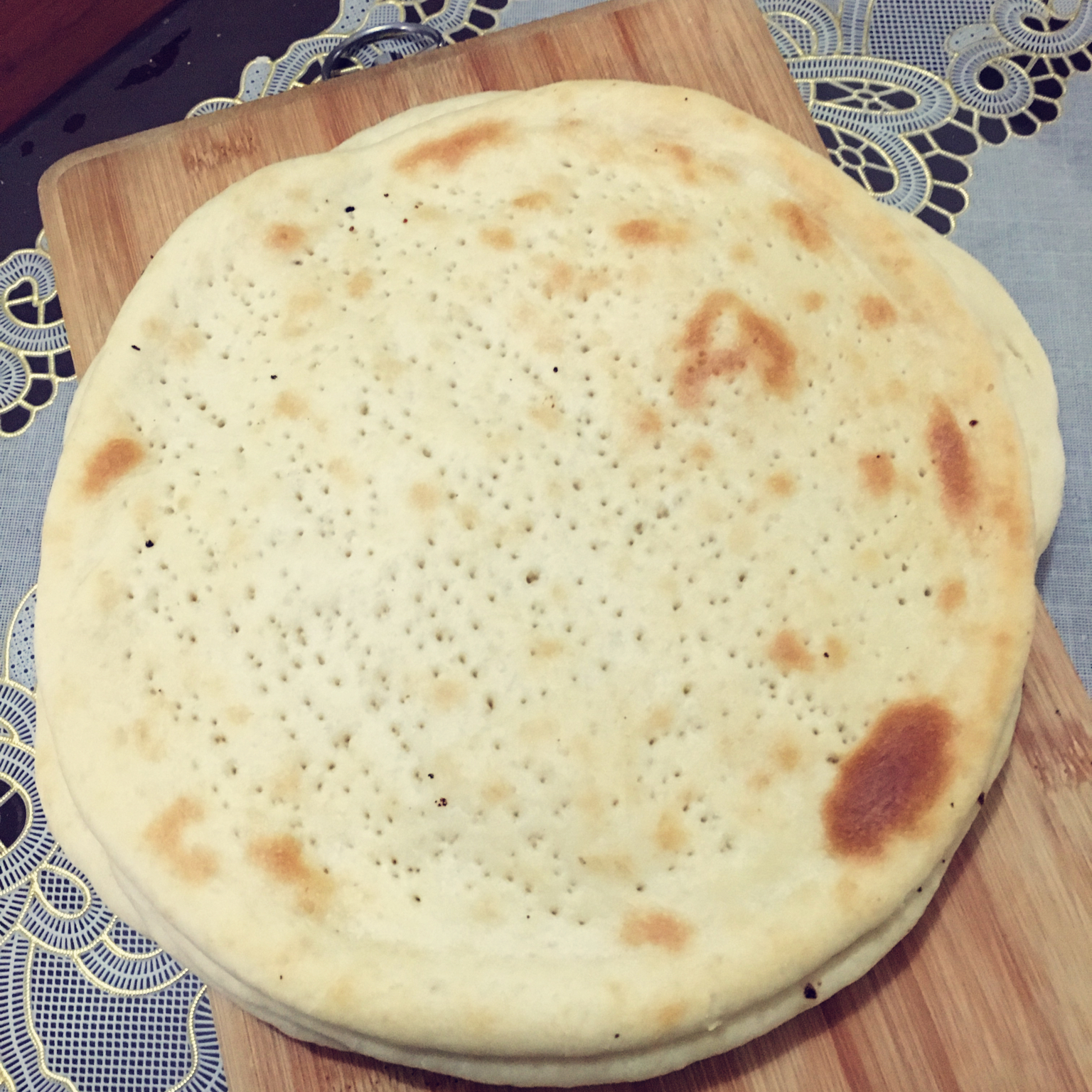 八寸披萨饼皮（四个）制作