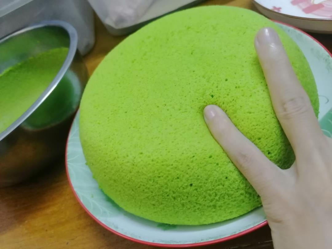 菠菜泥版酸奶无油戚风