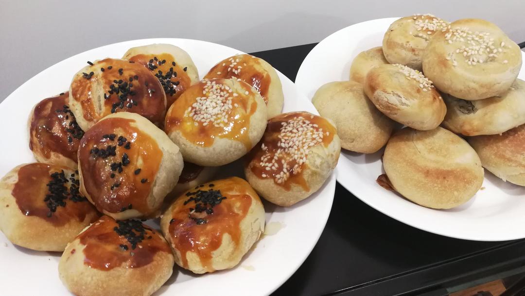 酥掉渣皮 内馅细腻 | 酥皮绿豆饼