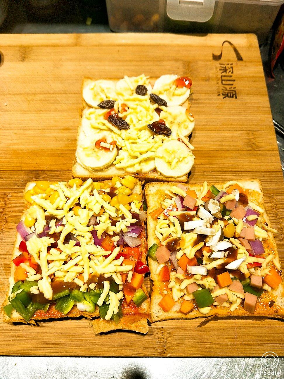 吐司培根小批萨