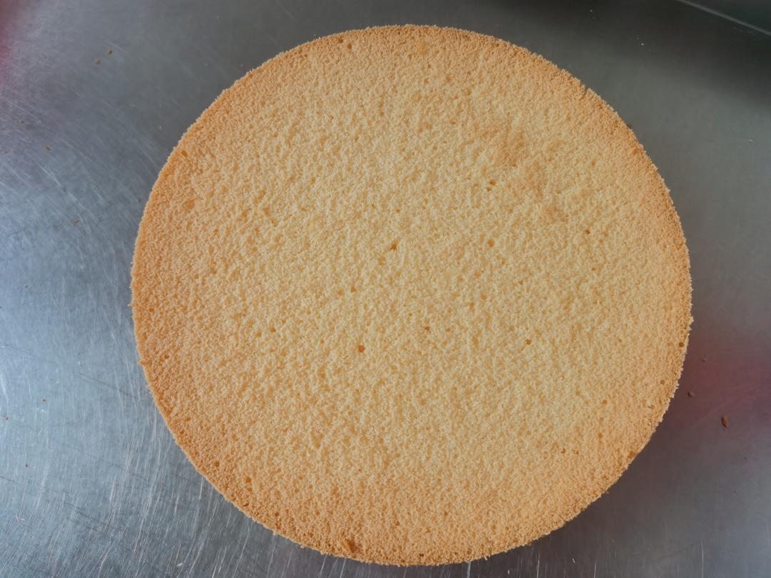 8寸戚风蛋糕胚（自用多年）的做法