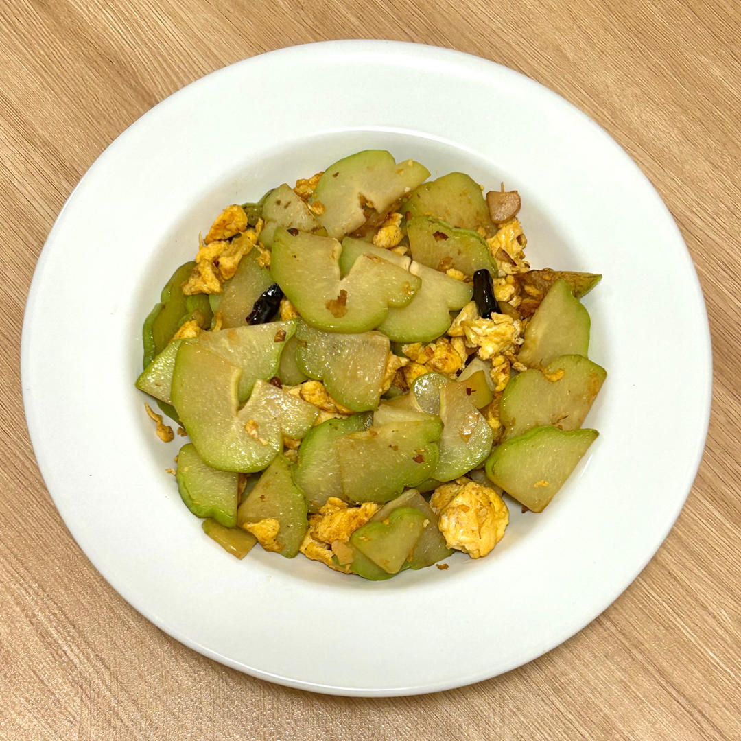 家常素菜佛手瓜炒鸡蛋🥚