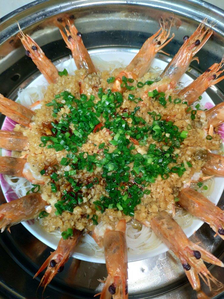 蒜蓉粉丝蒸虾