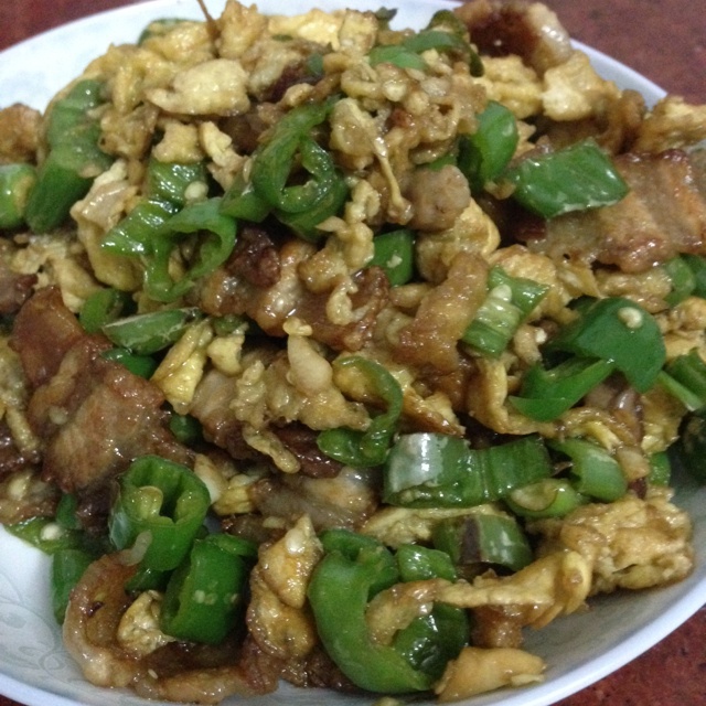 青椒炒蛋