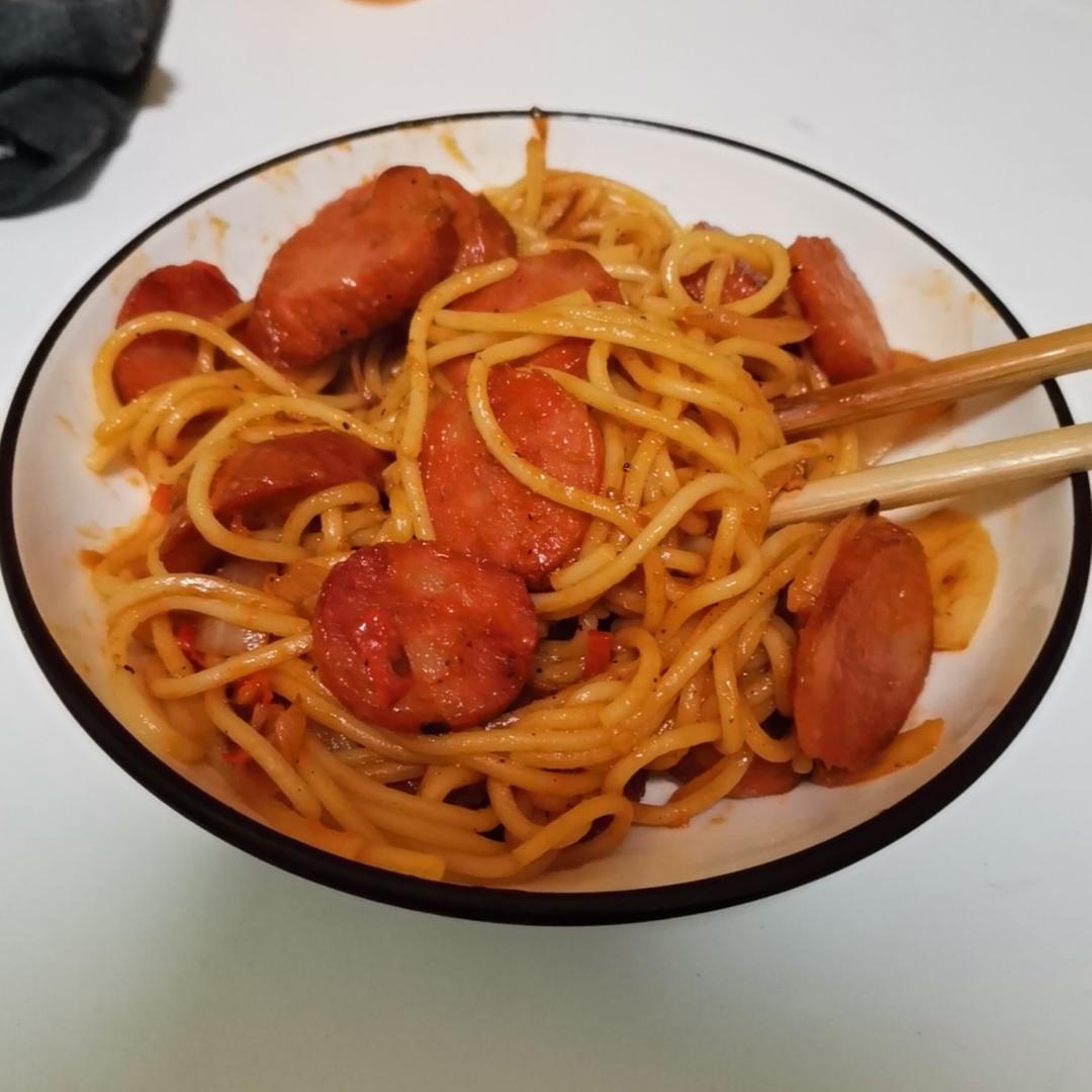 好吃到舔盘🔥那不勒斯风味意面