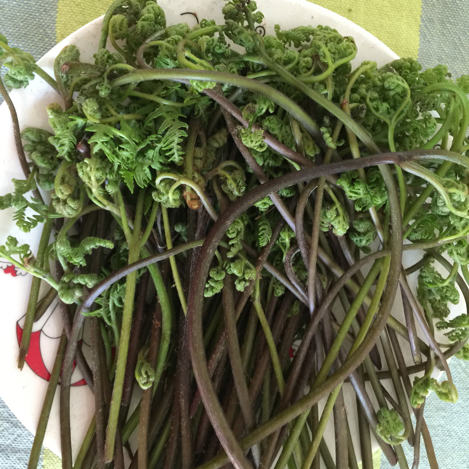 某某妈妈做的厥菜处理方法