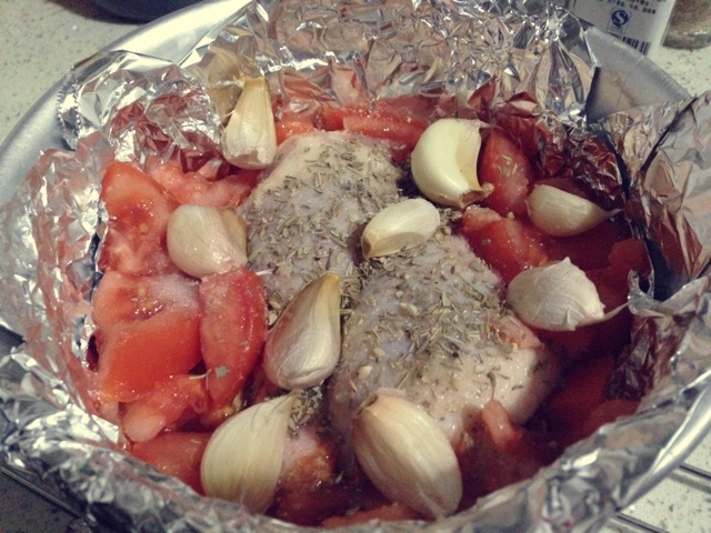 番茄大蒜香草烤鸡腿（庄祖宜）