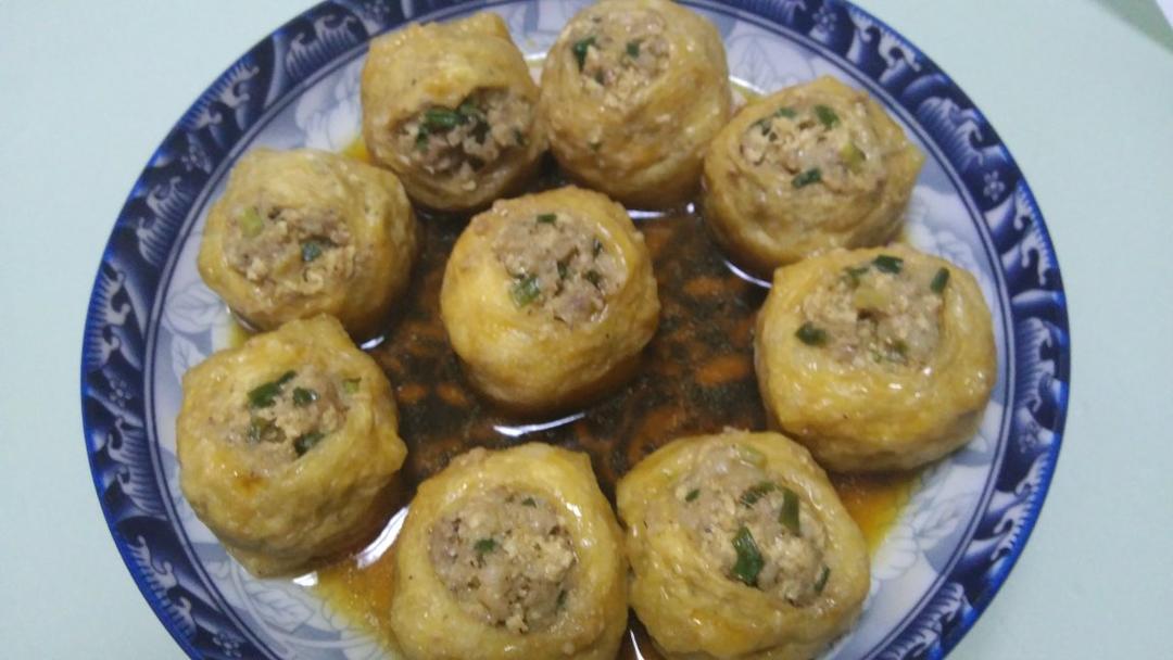 油豆泡塞肉
