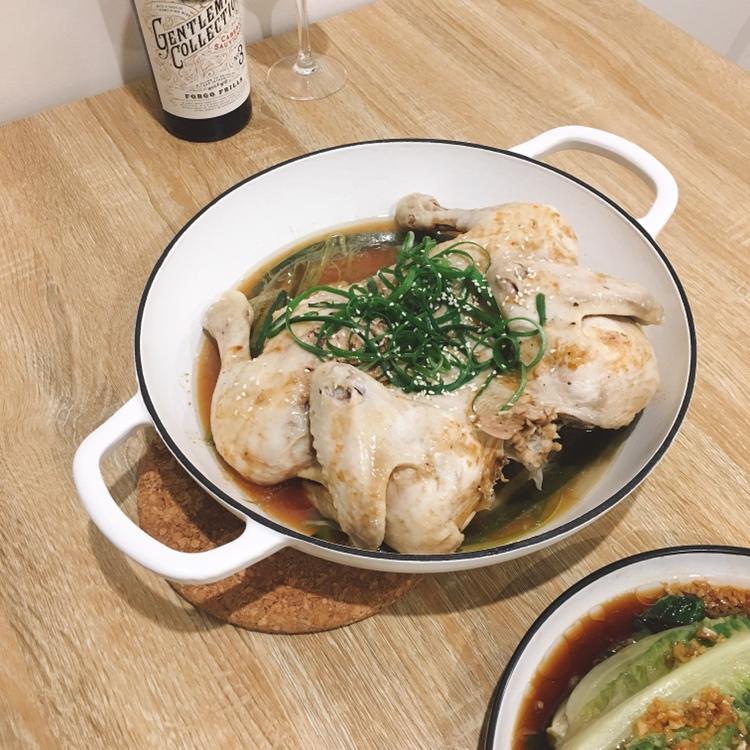 无水豉汁葱油鸡—Staub珐琅铸铁锅