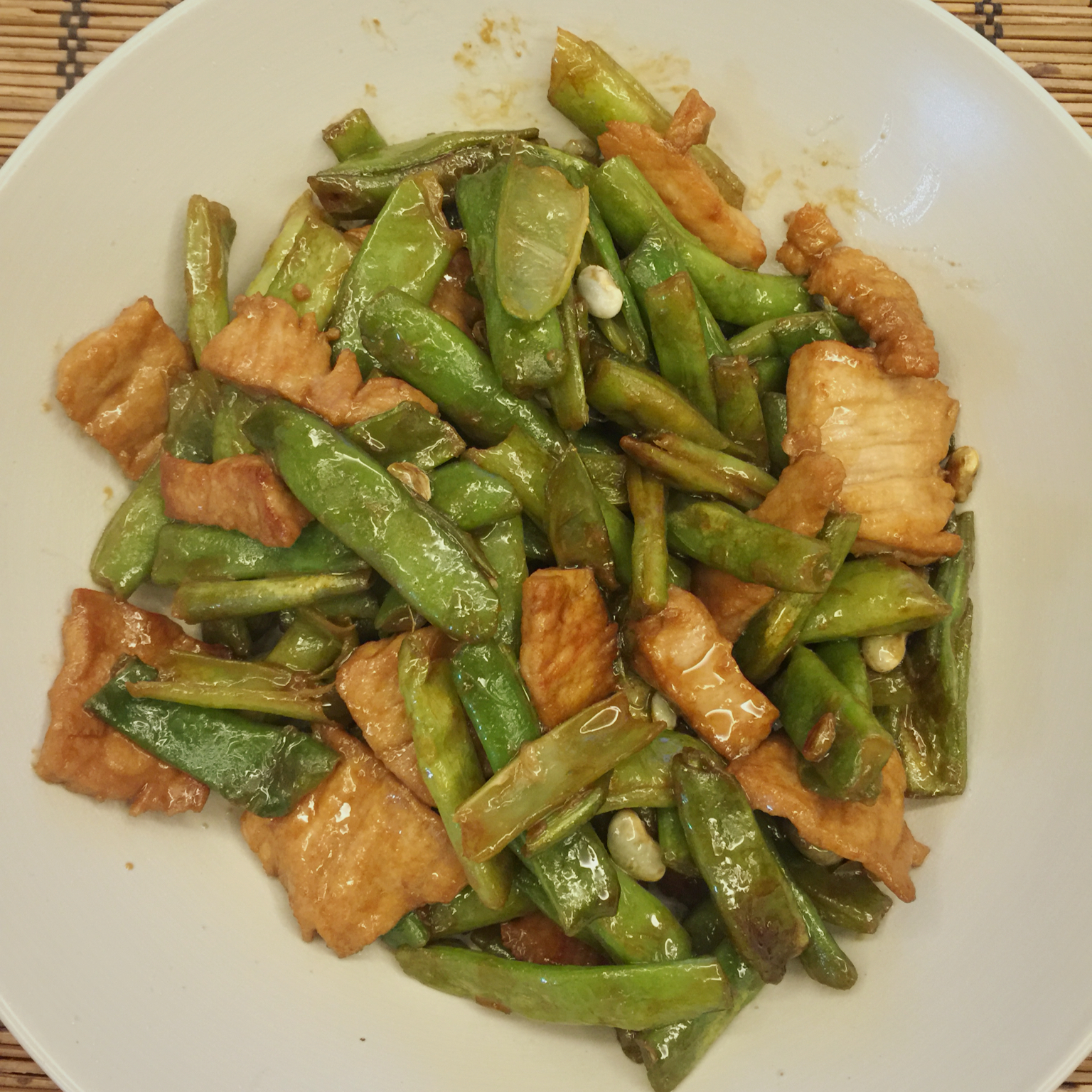 扁豆炒肉