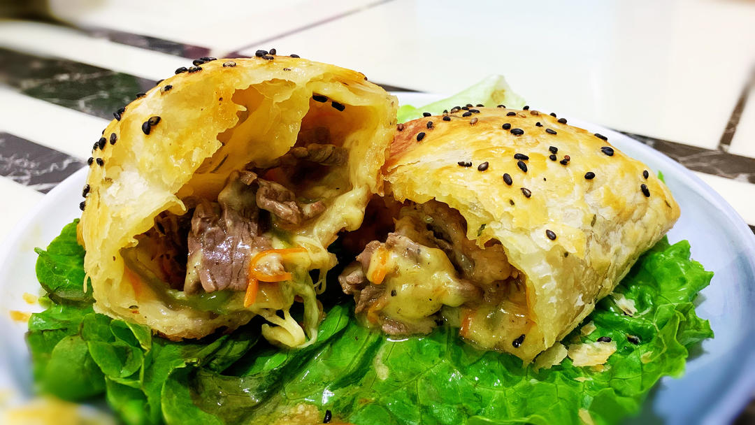 手抓饼版山姆牛肉卷