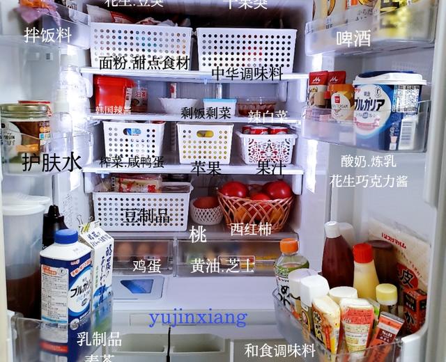 日式冰箱收纳术的做法