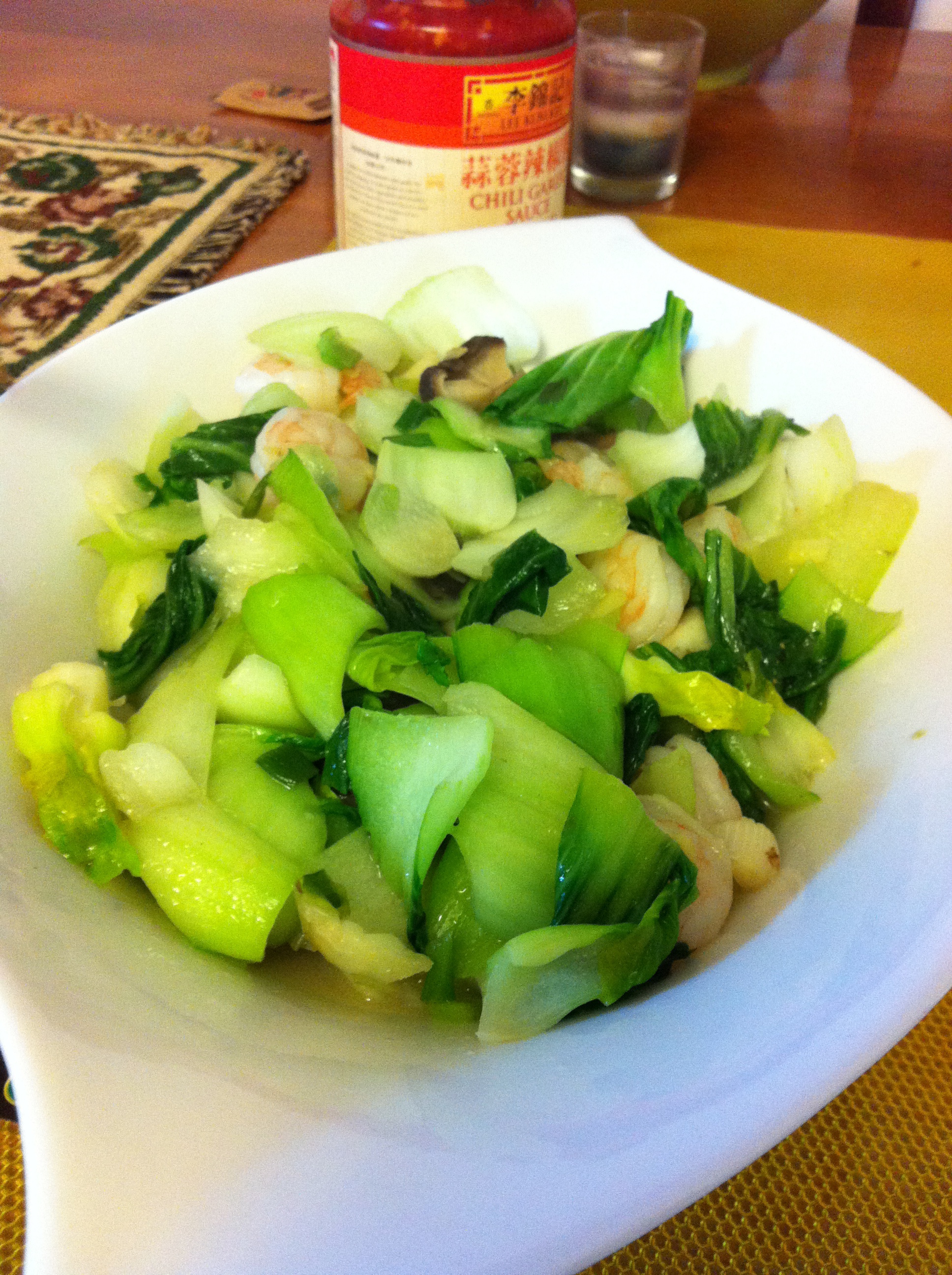 虾仁油菜