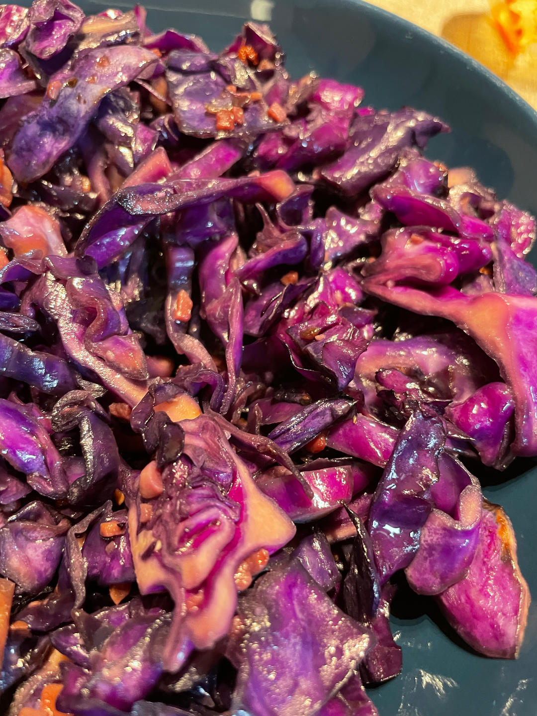 爆炒紫甘蓝