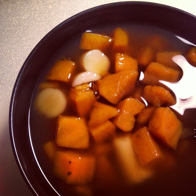桂花红薯年糕甜汤