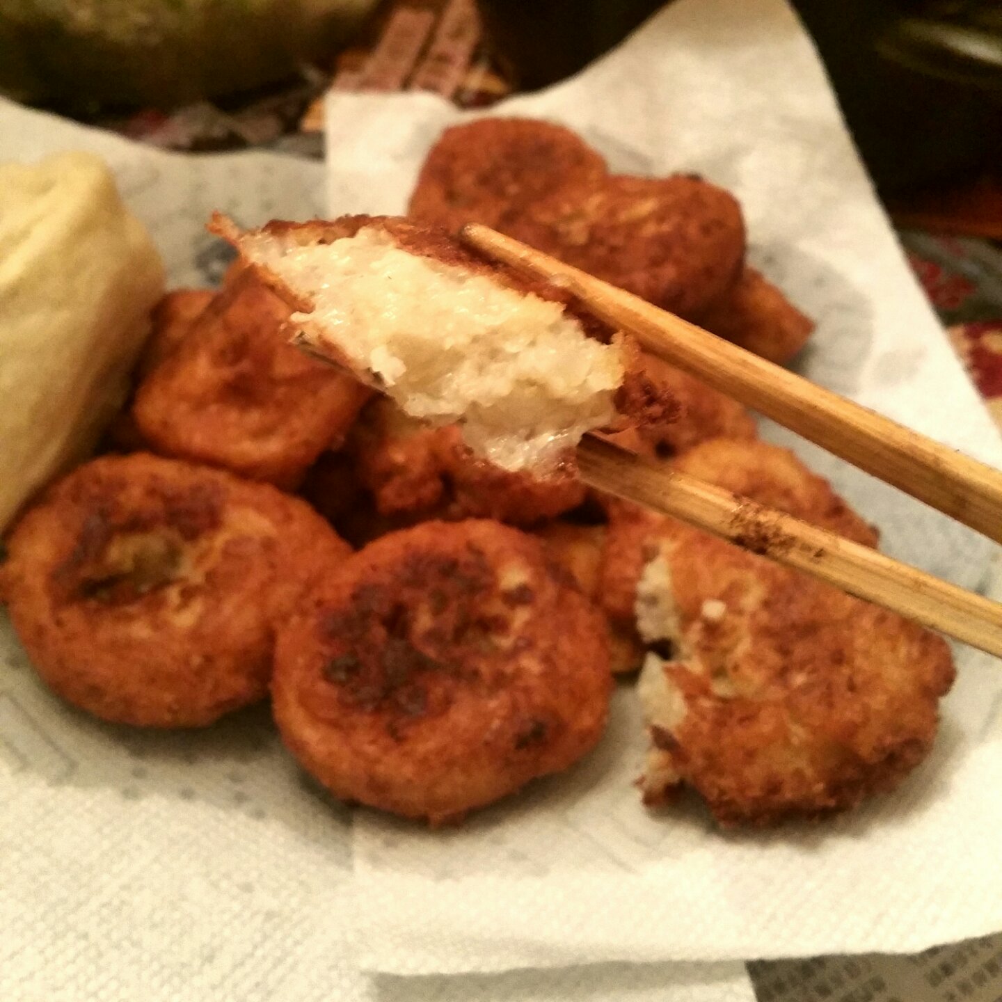 老丁的私房菜-素炸萝卜丸子