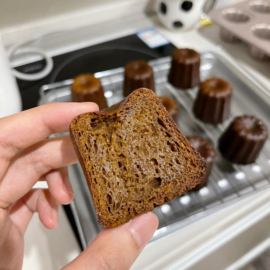 波尔多可露丽（鸳鸯奶茶与抹茶）—便宜钢模无需震面糊