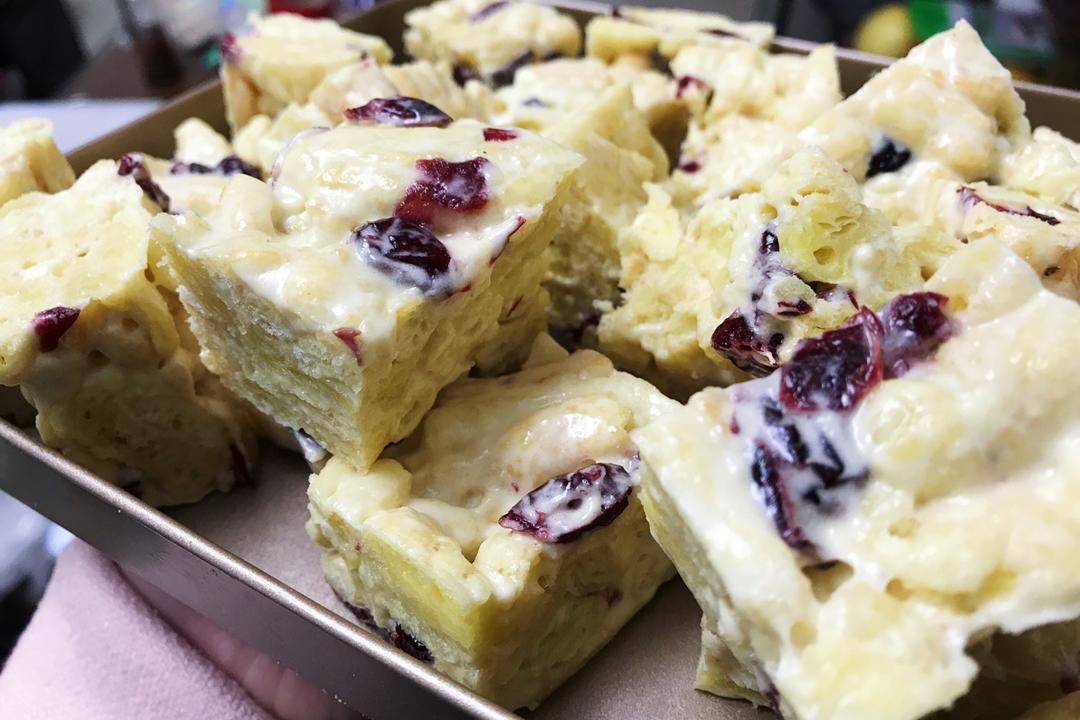 蔓越莓牛扎沙琪玛
