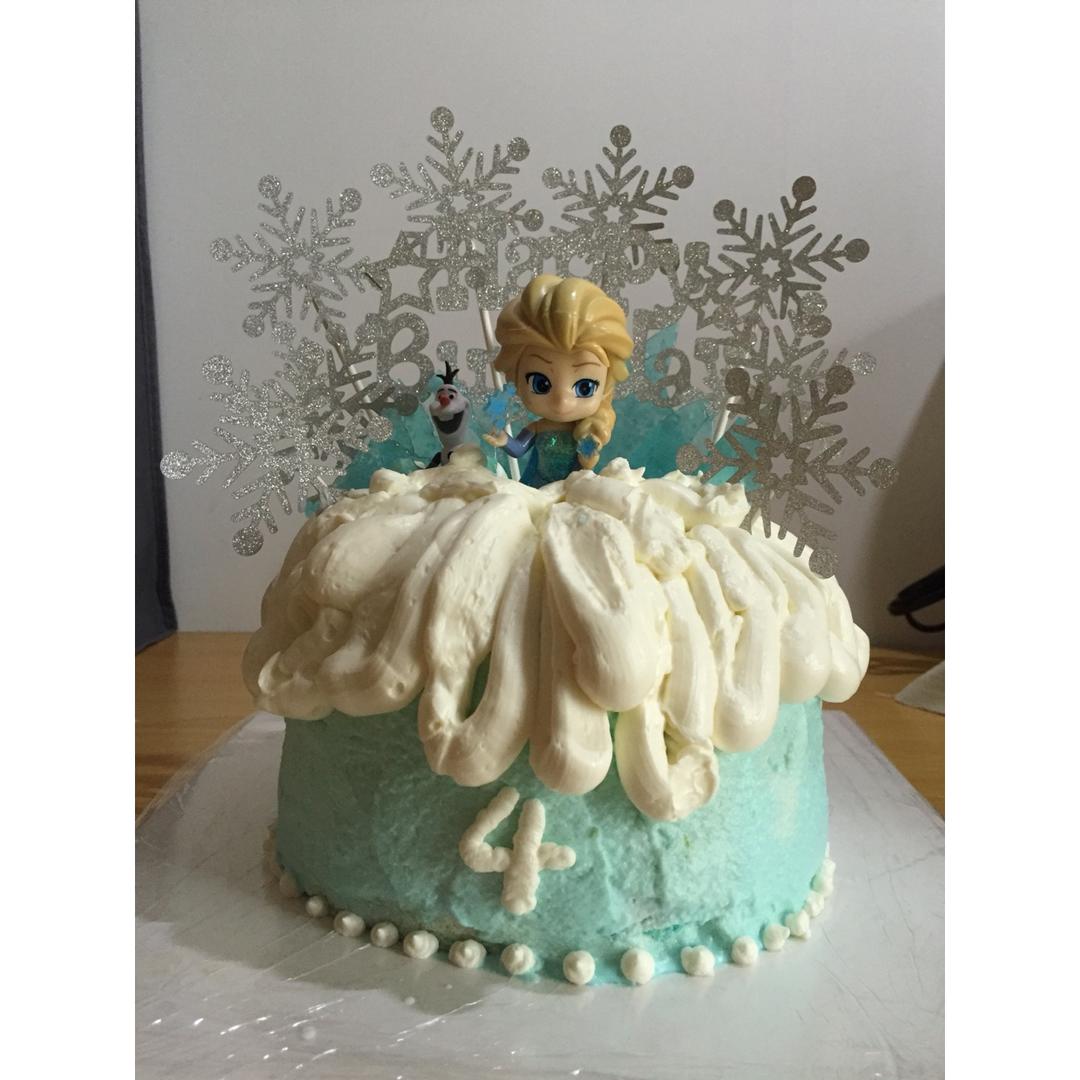 冰雪奇缘蛋糕