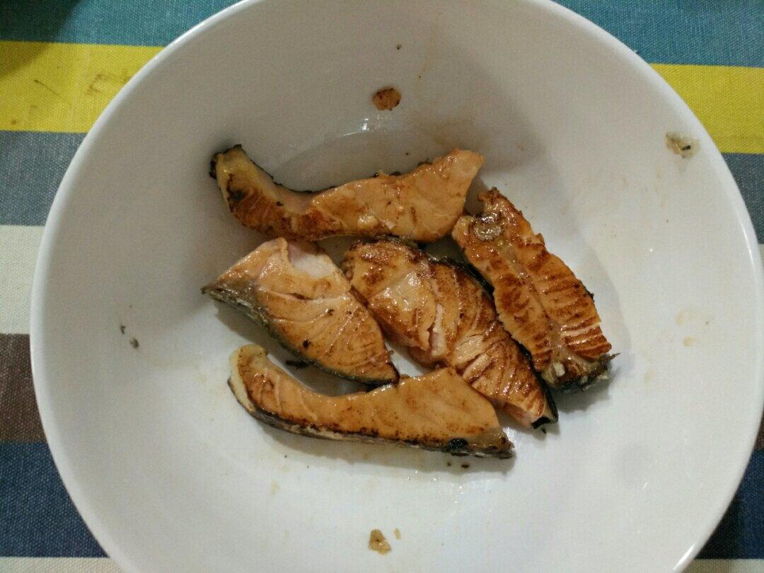 香煎三文鱼