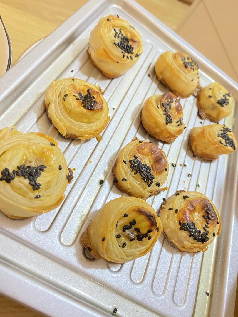 不需要揉面香蕉酥，手抓饼的神仙吃法