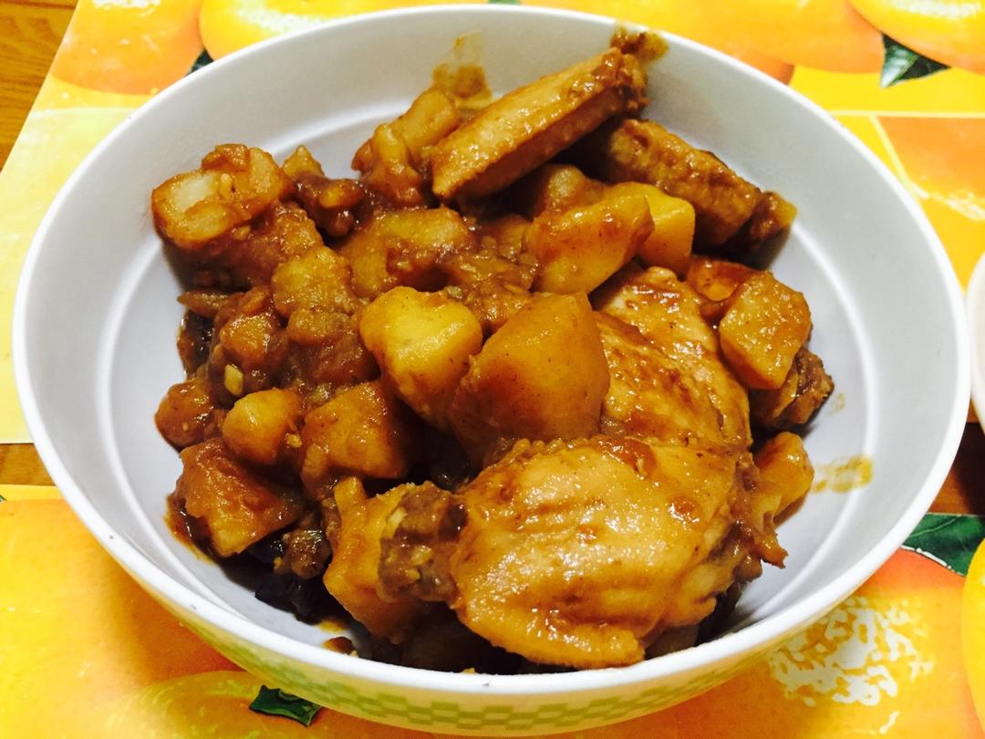 土豆炖鸡翅（快手零失败）