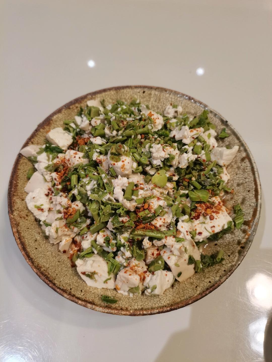 香椿拌豆腐