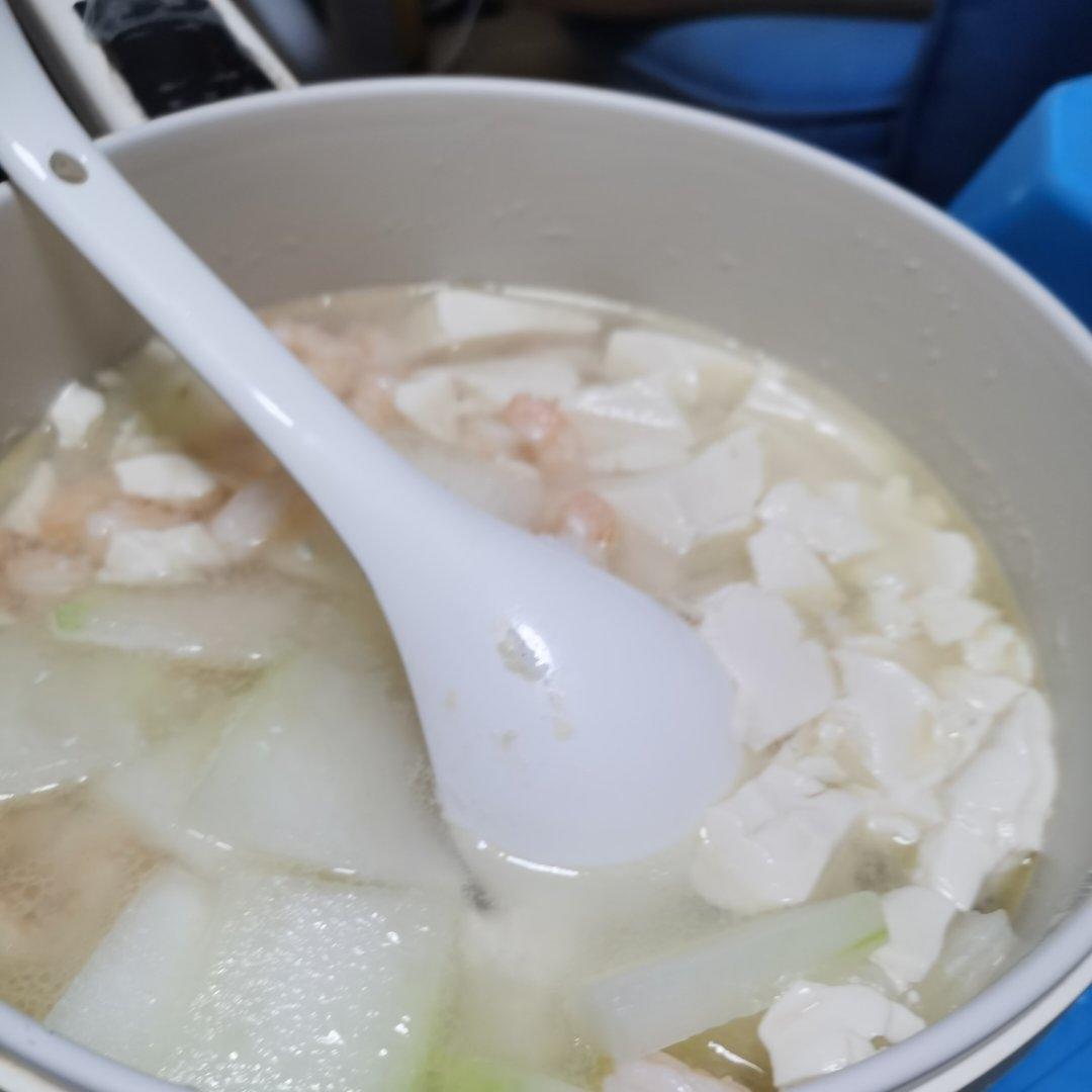 冬瓜豆腐虾米汤