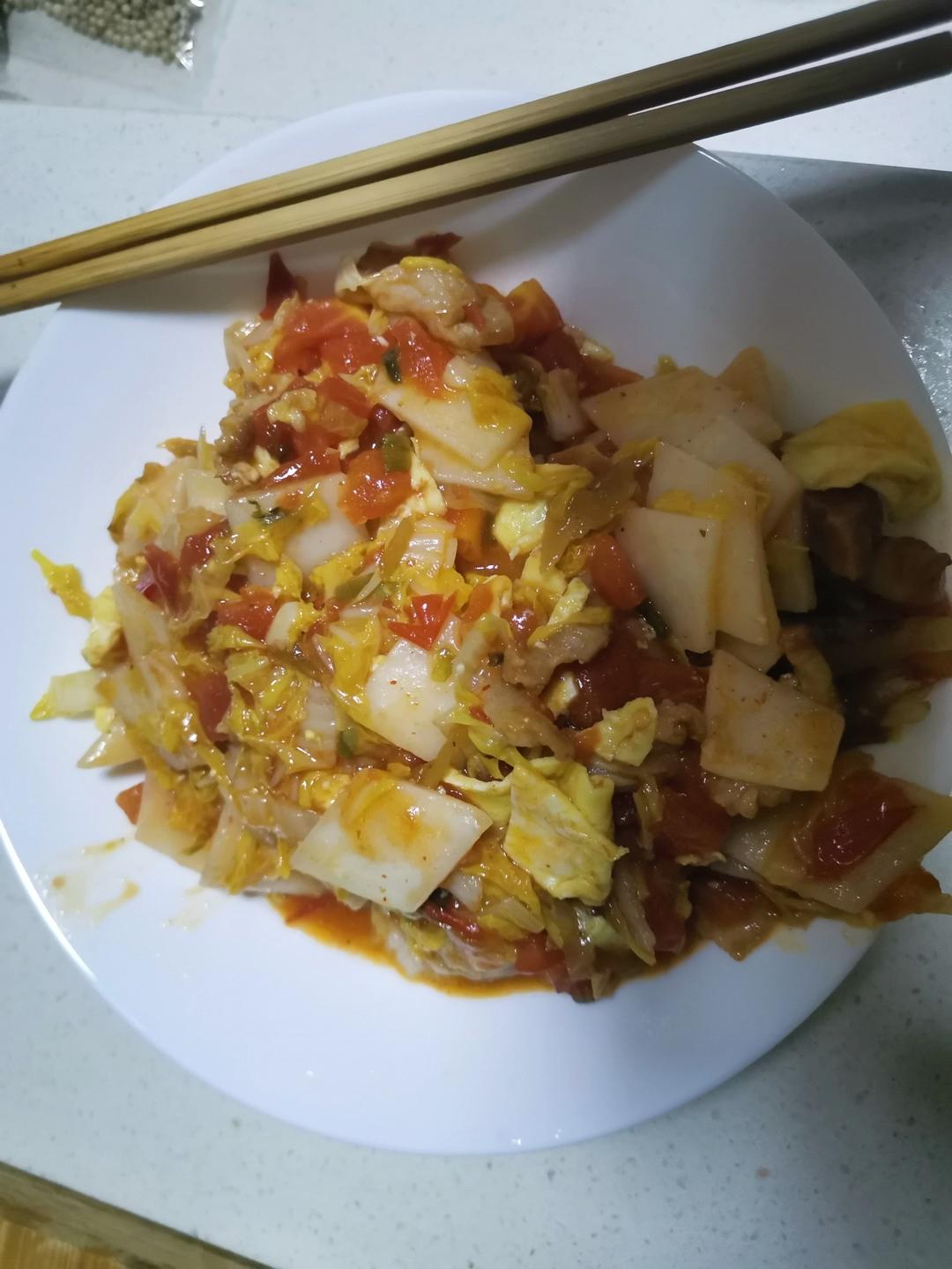 闻着味就香醒的【腾冲炒饵块】！一周吃7次都嫌少！
